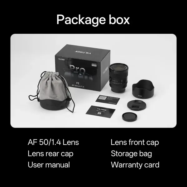 Viltrox AF 50mm 1.4 Pro Lens for Sony E-Mount