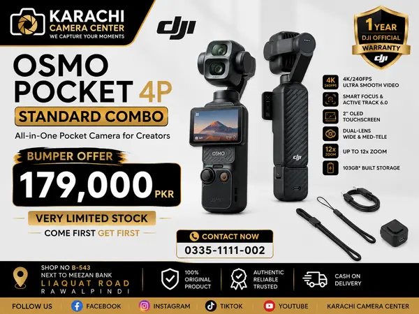 DJI Osmo Pocket 4P Creator Combo