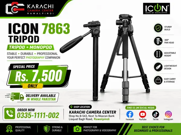 Icon 7863 Professional Tripod