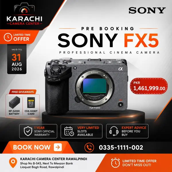 Sony FX5 Full Frame Cinema Camera Body