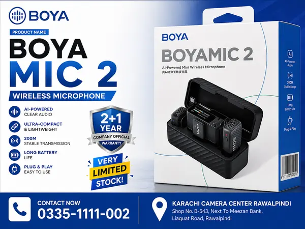 Boya Mic 2 Wireless Microphone 