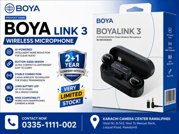 Boya Link 3 Wireless Microphone 