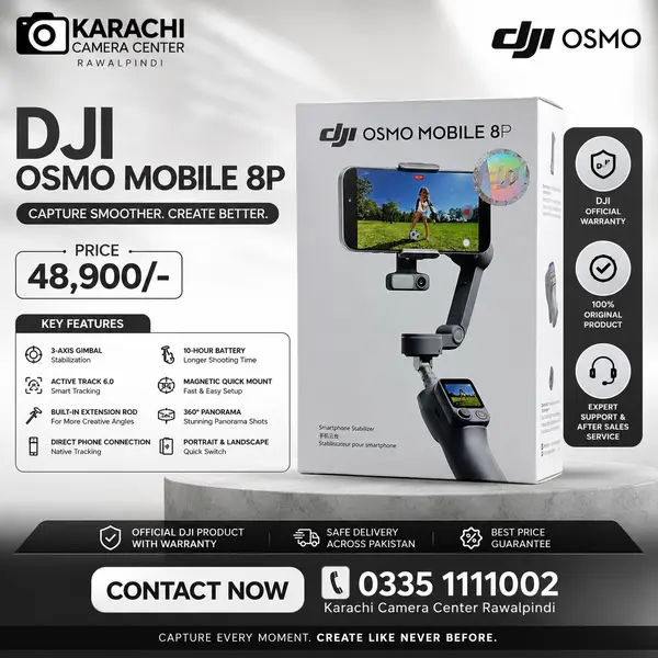 DJI Osmo Mobile 8P Smartphone Gimbal Stabilizer
