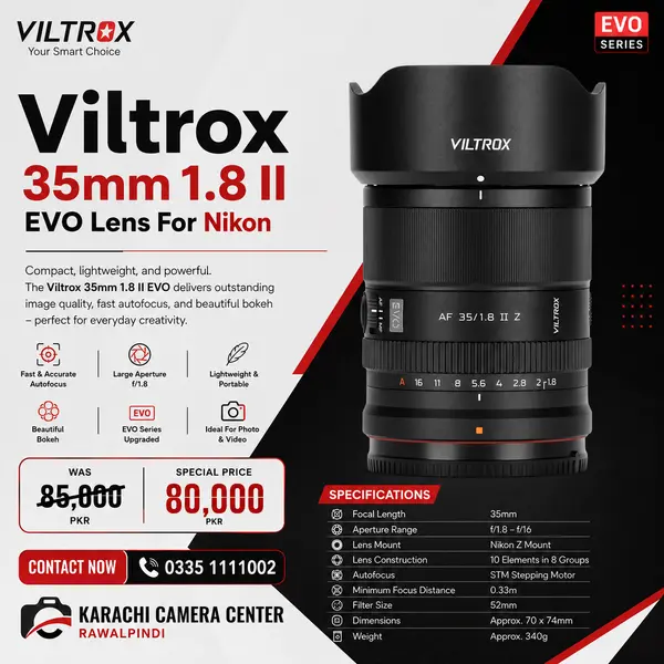 Viltrox AF 35mm F1.8 II EVO Lens for Nikon Z Mount