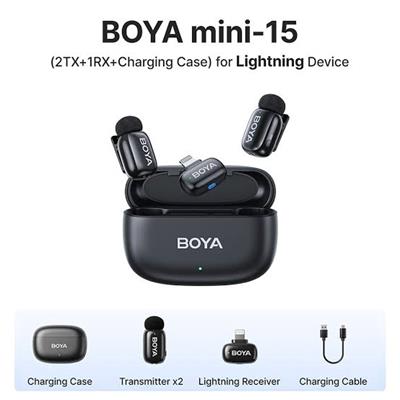 Boya Mini 15 Mic For iPhone Lightning