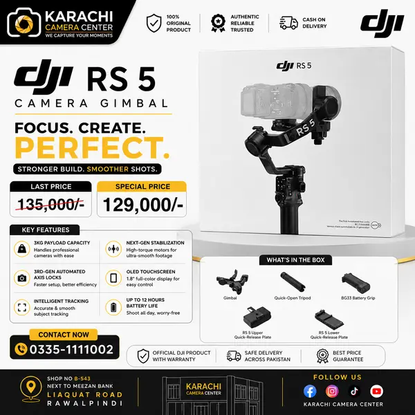 DJI RS 5 Standard Camera Gimbal