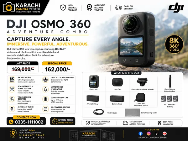 DJI Osmo 360 Adventure Combo