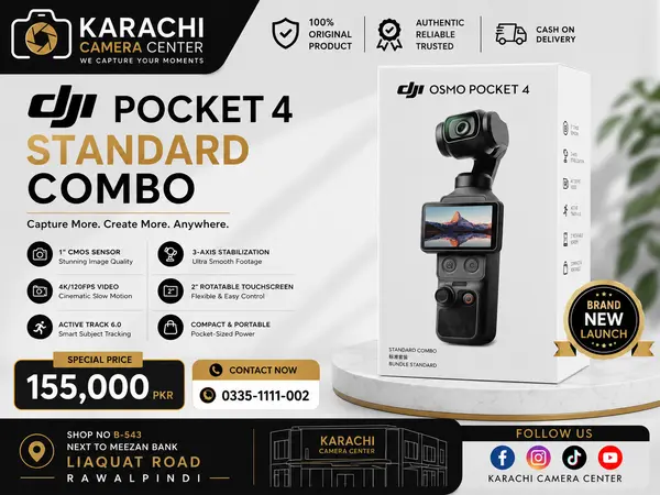 DJI Osmo Pocket 4 Standard Combo
