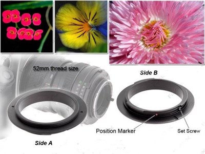 Canon 52mm Reverse Ring For Macro