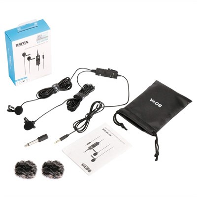 Boya BY-M1DM Dual Collar Microphone