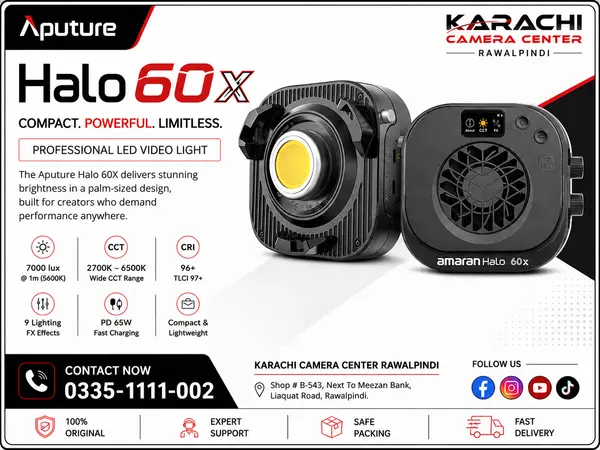 Aputure amaran Halo 60x Bi-Color LED Video Light