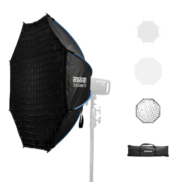 Aputure Amaran Octa Dome 120 – 120cm / 4ft Quick Setup Octagonal Bowens Mount Softbox