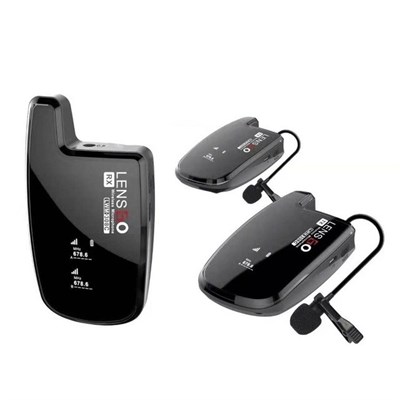 Lensgo LWM-308C II Dual Collar Wire Less Microphone 