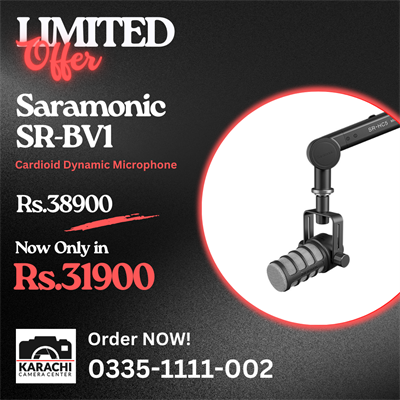 Saramonic SR BV1 Pod Mic For Podcast 