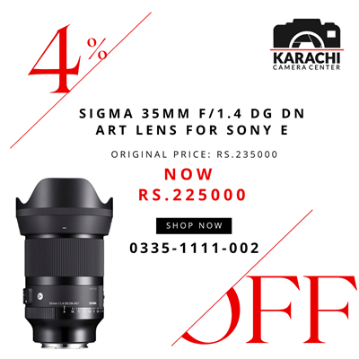 Sigma 35mm f/1.4 DG DN Art Lens for Sony E