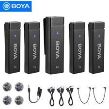 Boya BY W4 Four Person Wireless Collar Microphone 