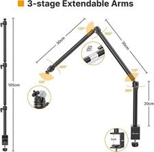 Ulanzi VIJIM LS08 Flexible Overhead Camera Mount Desk Stand