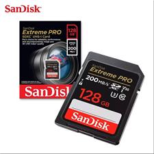 Sandisk 128GB 200MBPS Extreme Pro Memory Card Original
