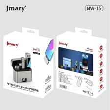 Jmary MW15 Dual Collar Wireless Microphone For I Phone 