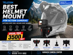 Telesin Best Helmet Mount for Action Cameras