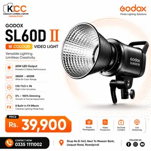 Godox SL60D II Bi Colour Video Light
