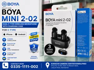 BOYA mini 2-02 Dual C Type Wireless Microphone with Charging Case