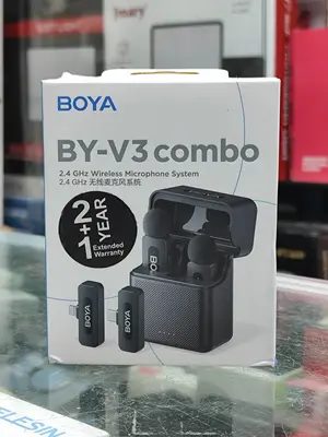 BOYA BY-V3 Combo 2.4GHz Dual Wireless Microphone