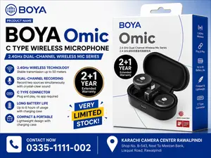 BOYA Omic 2.4GHz Dual-Channel Wireless Microphone for Type-C
