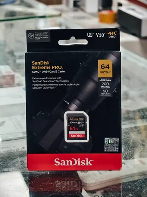 SanDisk Extreme PRO 64GB SDXC UHS-I U3 V30 Memory Card