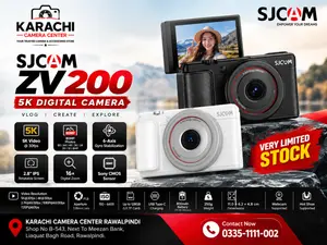 SJCAM ZV200 5K 80MP Digital Vlogging Camera with Flip Screen