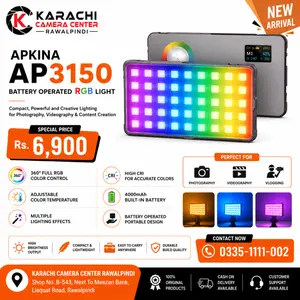 Apkina AP3150 Battery Operated RGB Light