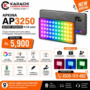 Apkina 3250 Battery Operated RGB Light 