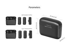 Ulanzi J12 Dual Collar Wireless Microphone – Lightning Connector for iPhone