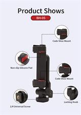 Jmary BH-05 Double Cold Shoe Extension Mobile Holder
