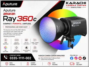 Aputure Amaran Ray 360c RGBWW LED Video Light