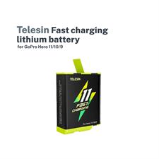 Telesin Fast Charging Battery For Go Pro Hero 9/10/11/12