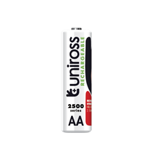 Uniross AA 2500 Series Ready to use Rechargeable Battery Cell ( 2 Batteries ) 