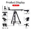 Jmary KP-2207 Overhead & Professional Vloging 2 in 1 Tripod