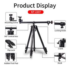 Jmary KP-2207 Overhead & Professional Vloging 2 in 1 Tripod