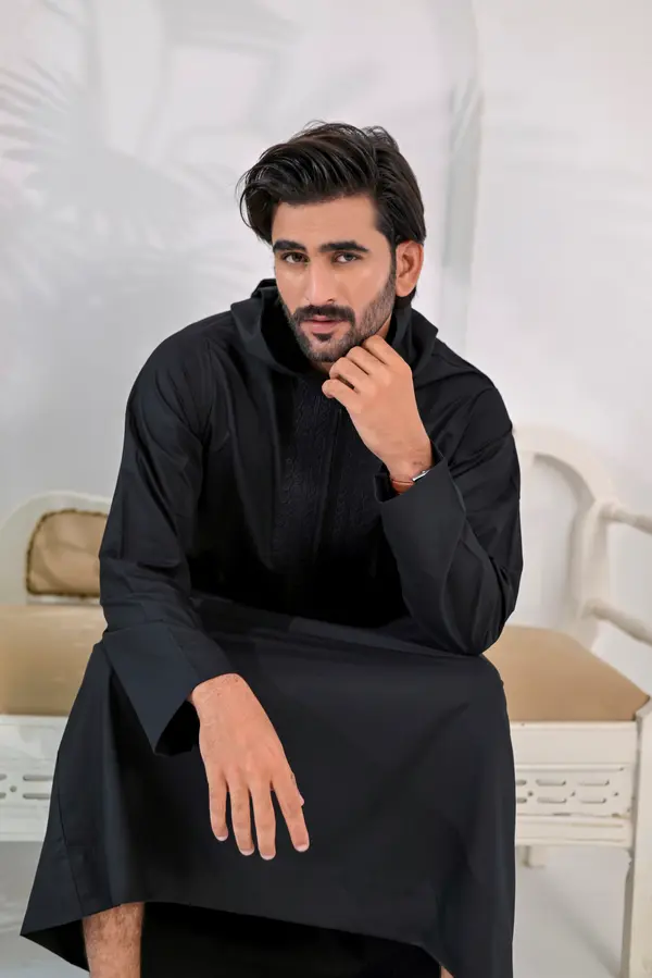 Morrocan Hoodie Jilabia Embroidered