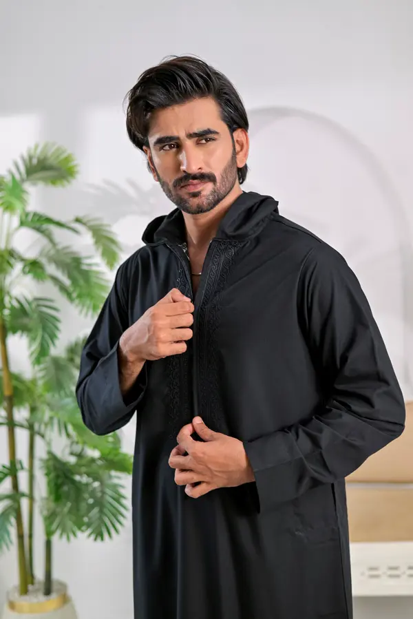 Morrocan Hoodie Jilabia Embroidered