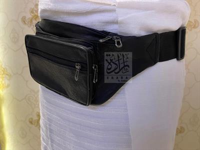 Black leather Waist belt