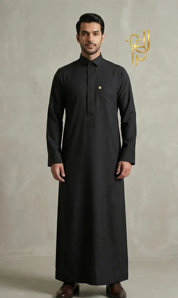 Premium Basic SAUDI THOBE - Black