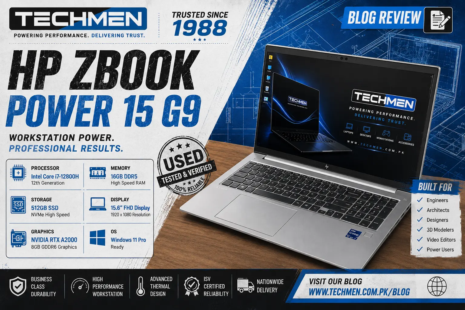  HP ZBook Power 15 G9 Review — i7 12th Gen RTX A2000