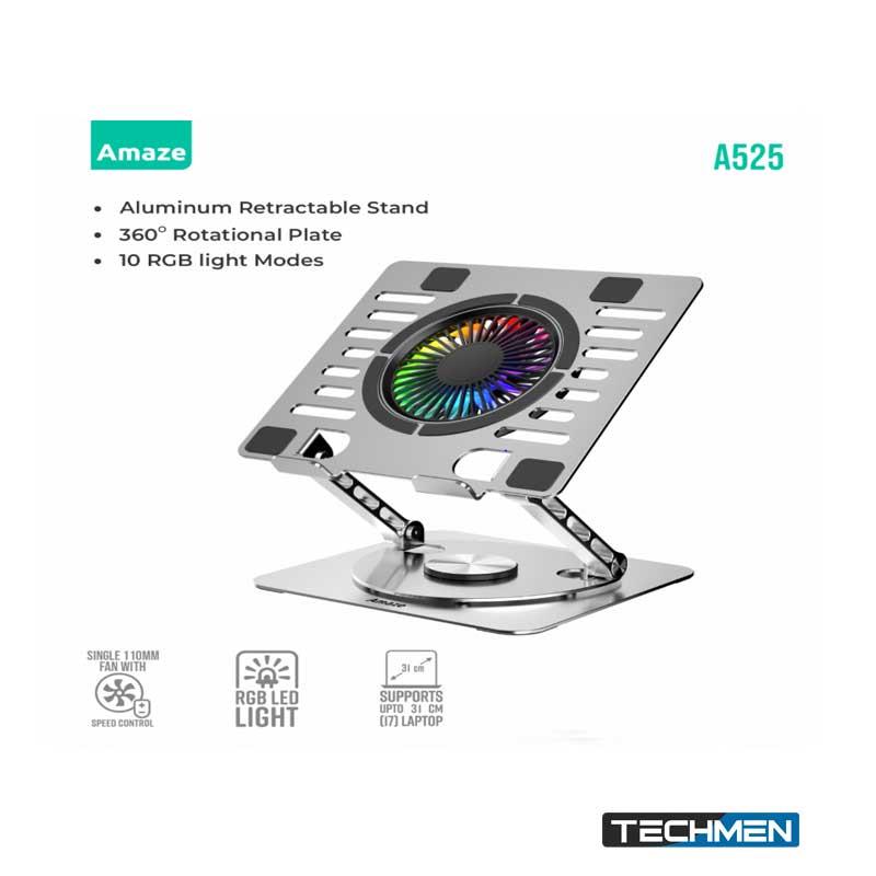 AMAZE A525 Aluminum Rotatable Laptop Cooling Stand (A525)