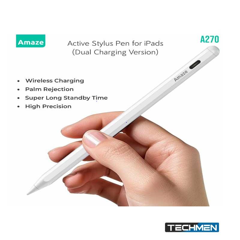 AMAZE A270 Pro Active Stylus Pen for iPads with Dual Charging (A270)