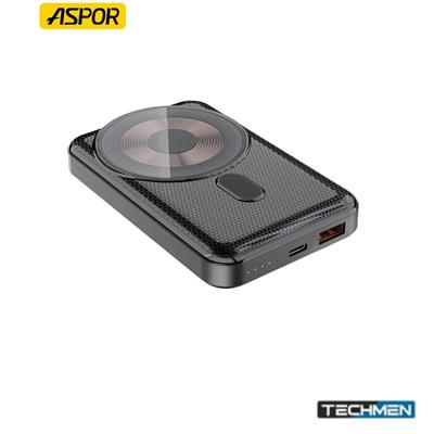 ASPOR A326 10000mAh Wireless & Fast Power Bank – High-Power, Original, and Ultra-Portable