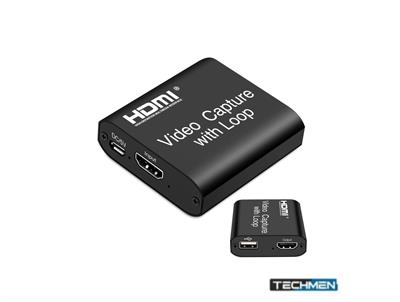 4K HDMI Capture Card with Mic & Loop Out