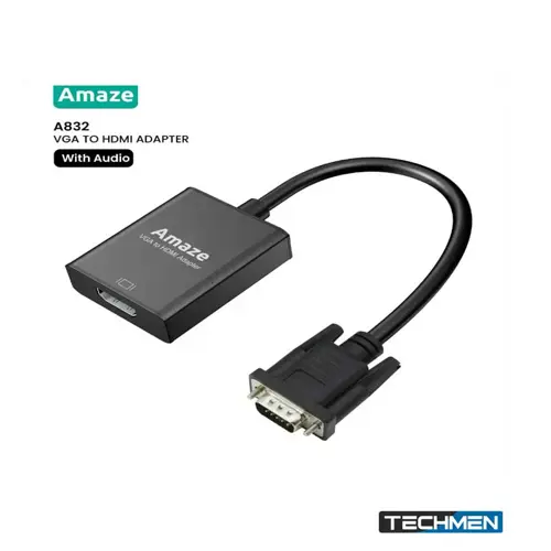 AMAZE A832 VGA TO HDMI WITH AUDIO ADAPTER