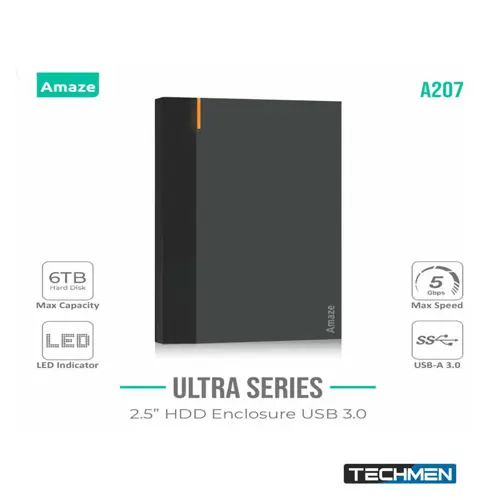 AMAZE A207 ULTRA SERIES 2.5" HDD CASE USB 3.0